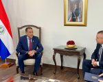 Ministro Barchini recibe a embajador de Rusia para estudio de agenda bilateral