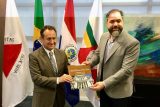 Ministro se reunió con presidente del  Tribunal de Justicia de Minas Gerais, Brasil
