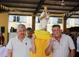 Monseñor Valenzuela presidió misa y procesión de la Virgen de la Merced en el Padre de la Vega