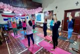 MPL del Buen Pastor practican yoga  como disciplina para la relajación