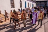 Privados de libertad conmemoran el Vía Crucis Viviente en el marco de la Semana Santa