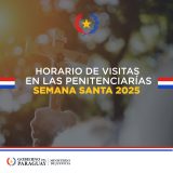 Semana Santa 2025: Ministerio de Justicia comunica horarios de visitas en centros penitenciarios y educativos
