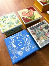 Ideas con significado para regalar a mamá: Cajas de té y veladores con decoupage hechas por MPL