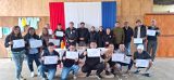 Flamantes profesionales en confección industrial egresan del penal de Villarrica