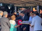 Ministro Nicora acompaña al presidente Santiago Peña en acto de egreso de la Academia de Policía