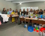Apoyo a los programas de reinserción social: juezas de Ejecución de Capital realizaron importante donación al COMPLE