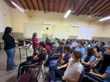 Ministerio de Justicia promueve la prevención del suicidio con estudiantes de la Escuela Nacional de Comercio N.° 1